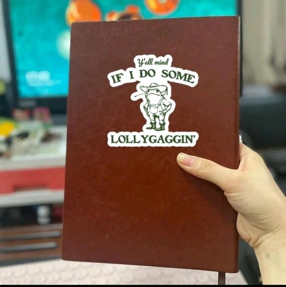 Green and white southern frog sticker car jeep bike cup electronic decor - Picture 4 of 7